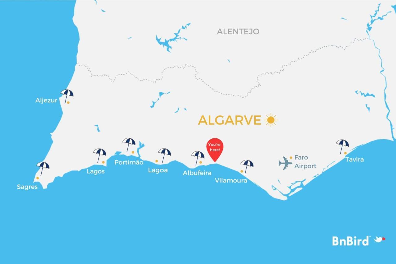 Balaia 3Br Sunny Terrace Apartman Albufeira Kültér fotó